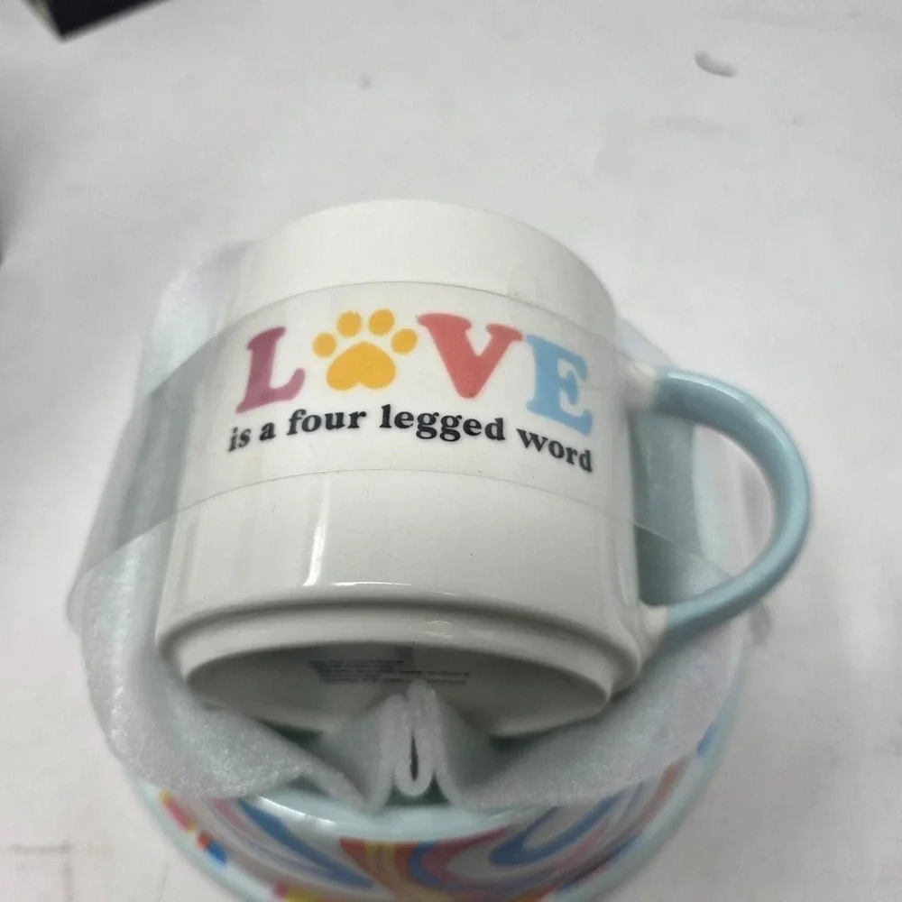 Claire's dog bowl and mug bundle